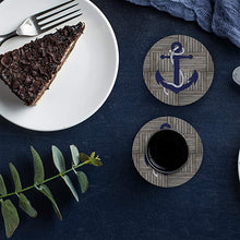 Load image into Gallery viewer, Rustic Marine Anchor Coasters
