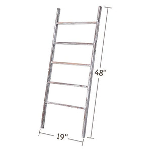 Stressed White Blanket Ladder