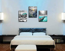 Load image into Gallery viewer, Teal &amp; Grey Coastal Pictures
