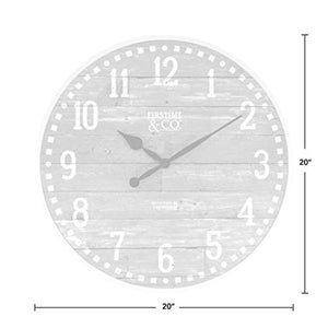 Rustic Grey Wall Clock