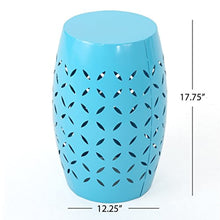 Load image into Gallery viewer, Outdoor Blue Side Table
