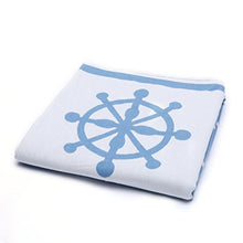 Load image into Gallery viewer, Nautical Reversible Cozy Oversized Throw
