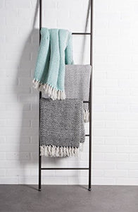 Aqua Woven Throw