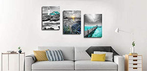 Teal & Grey Coastal Pictures