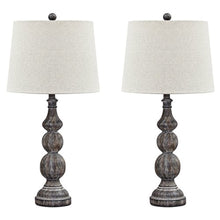 Load image into Gallery viewer, Worn Black Finish Lamp (Set of 2)
