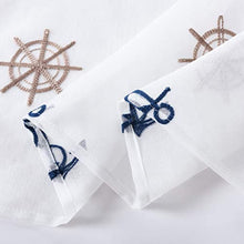 Load image into Gallery viewer, Sheer Anchor Curtains (Set of 2)
