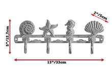 Load image into Gallery viewer, Vintage Iron Seashell Wall Mount Hooks
