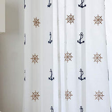 Load image into Gallery viewer, Sheer Anchor Curtains (Set of 2)
