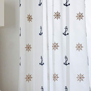 Sheer Anchor Curtains (Set of 2)