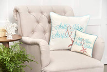 Load image into Gallery viewer, Salty Kisses &amp; Starfish Wishes Throw Pillows
