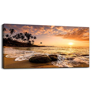 Sunset Ocean Canvas