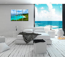 Load image into Gallery viewer, Blue Sea Beach Canvas Set
