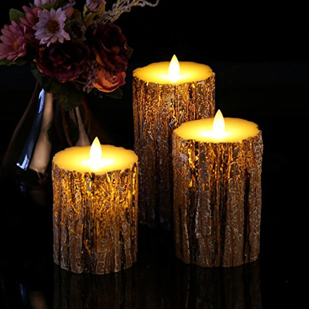 Birch Tree LED Flame Lights