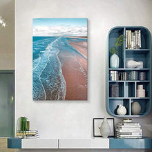 Load image into Gallery viewer, Sandy Beach Wave Canvas
