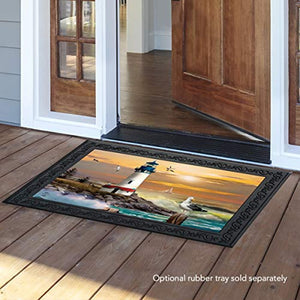 Sunset Lighthouse Doormat