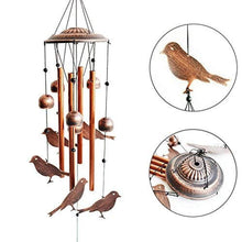 Load image into Gallery viewer, Bronze Bird Wind Chimes
