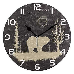 Bear Forest Clock