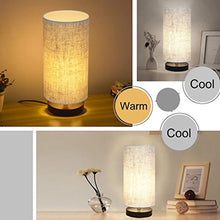 Load image into Gallery viewer, Linen Nightstand Lamps
