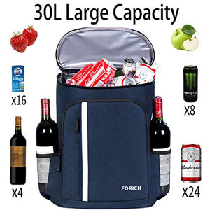 Beach Backpack Coolers  (Holds up to 30 Cans and Side Pockets can hold Bottles of Wine)