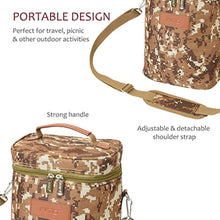 Load image into Gallery viewer, Camouflage Insulated Cooler Carrier
