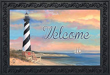 Load image into Gallery viewer, Light House Welcome Door Mat
