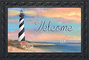 Light House Welcome Door Mat