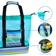 Load image into Gallery viewer, Beach Bag Totes with Beach Mats
