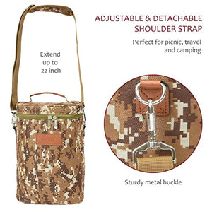 Camouflage Insulated Cooler Carrier