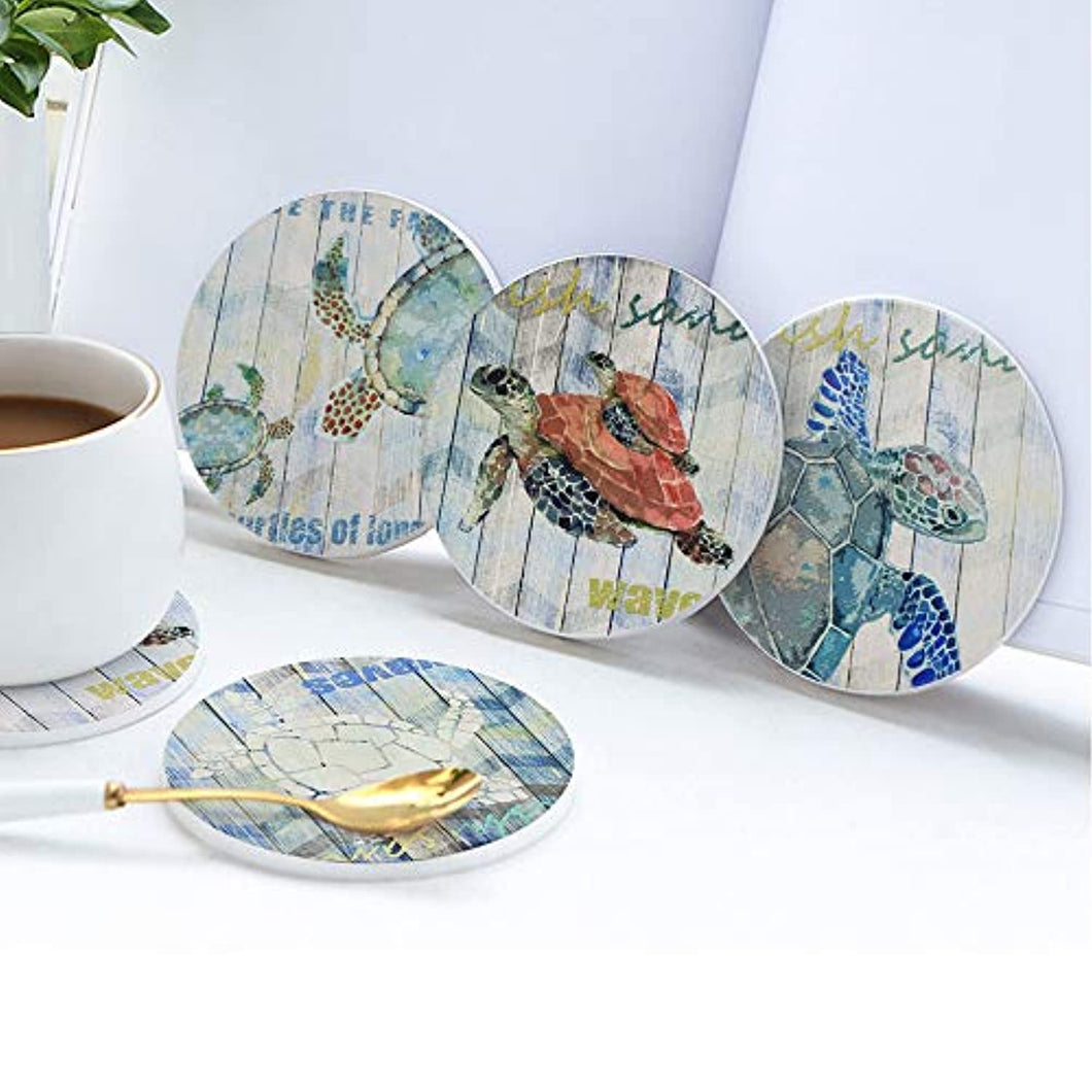 Sea Turtle Coasters