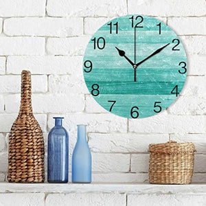 Turquoise Wall Clock