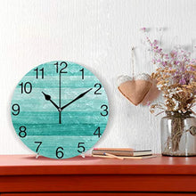 Load image into Gallery viewer, Turquoise Wall Clock
