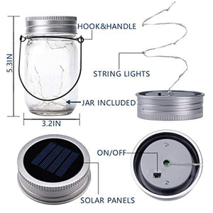 Mason Jar Firefly Lights (6 Pack)