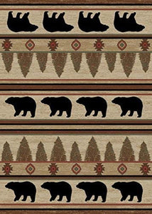 Pine Tree & Bear Rugs