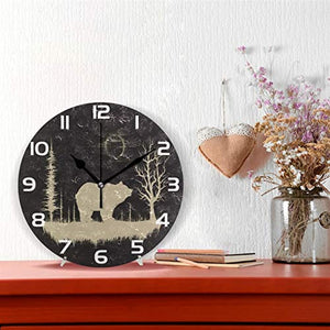 Bear Forest Clock