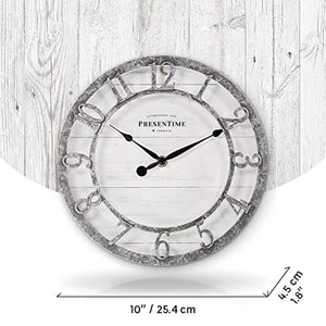 Galvanized Farmhouse Clock