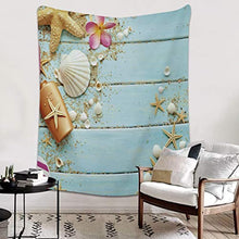 Load image into Gallery viewer, Seashell Beach Fleece Blanket
