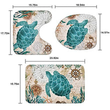 Load image into Gallery viewer, Sea Turtle Bathroom Set
