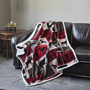 Lodge Luxury Sherpa Throw