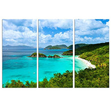 Load image into Gallery viewer, Blue Sea Beach Canvas Set
