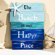 Load image into Gallery viewer, The Beach Is My Happy Place Wall Decor
