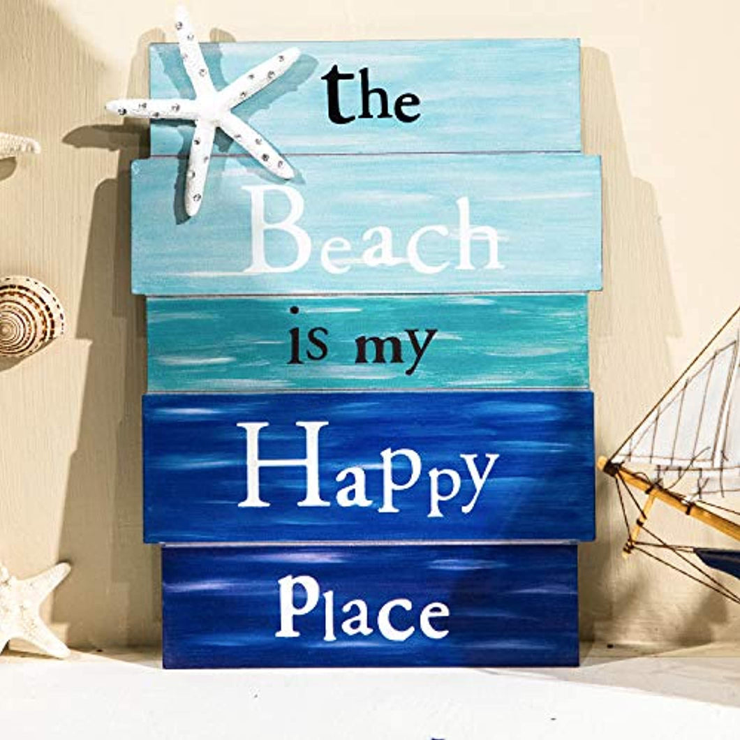 The Beach Is My Happy Place Wall Decor