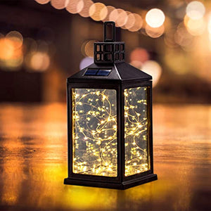 Garden Solar Lantern with LED Lights