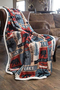 Large Bear Lake Throw