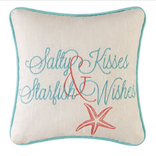 Load image into Gallery viewer, Salty Kisses &amp; Starfish Wishes Throw Pillows
