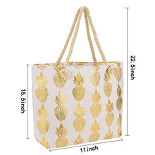 Load image into Gallery viewer, Pineapple Canvas Tote Bags
