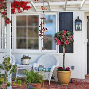 Bronze Bird Wind Chimes