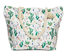 Load image into Gallery viewer, Cactus &amp; Llama Travel Bag
