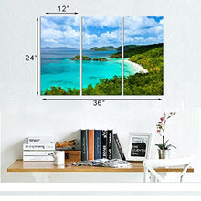 Load image into Gallery viewer, Blue Sea Beach Canvas Set
