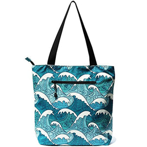 Waves Tote Bag