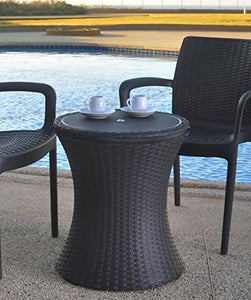 Outdoor Beverage Table With Cooler